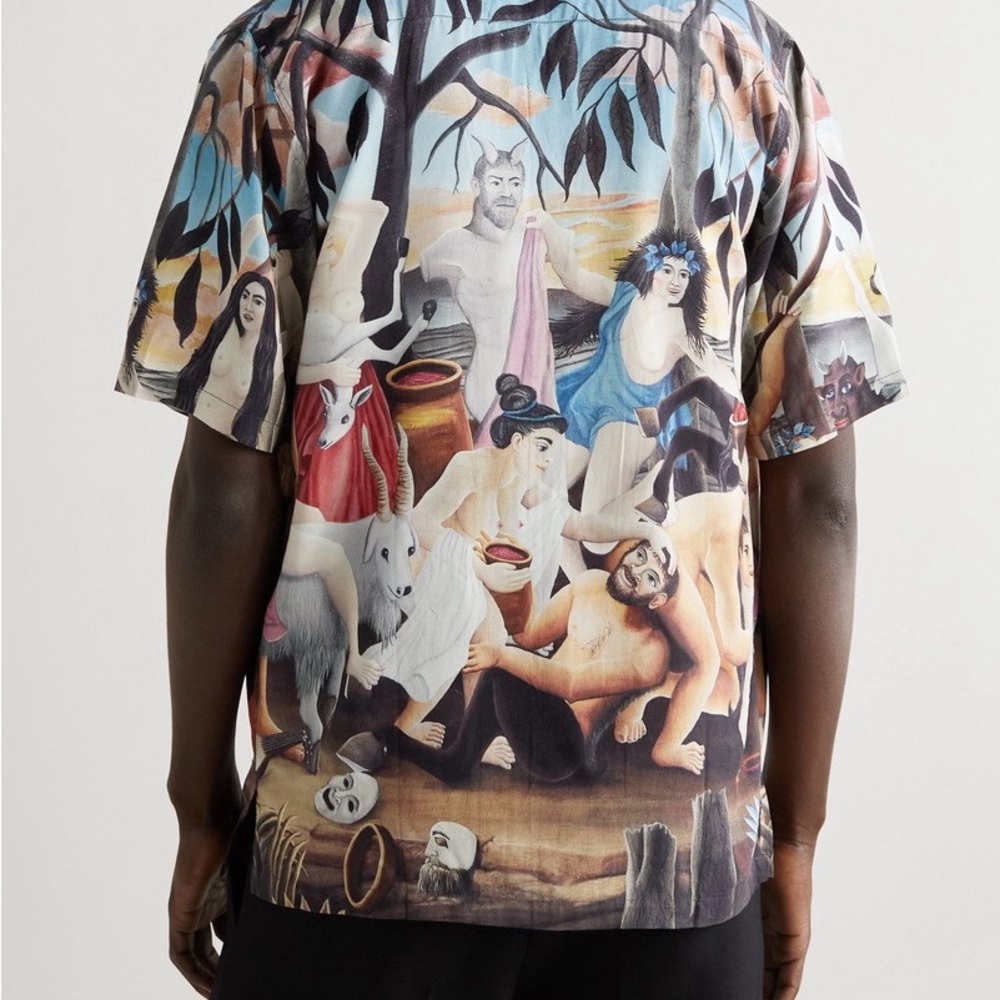 Men's Artistic Print Shirt